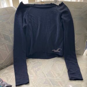 Hollister Navy Blue Sweatshirt